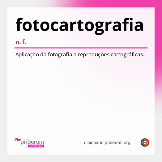 Significado de fotocartografia