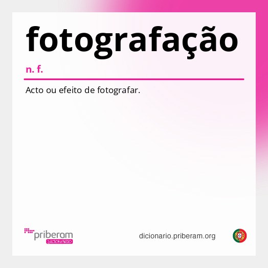 Significado de fotografação