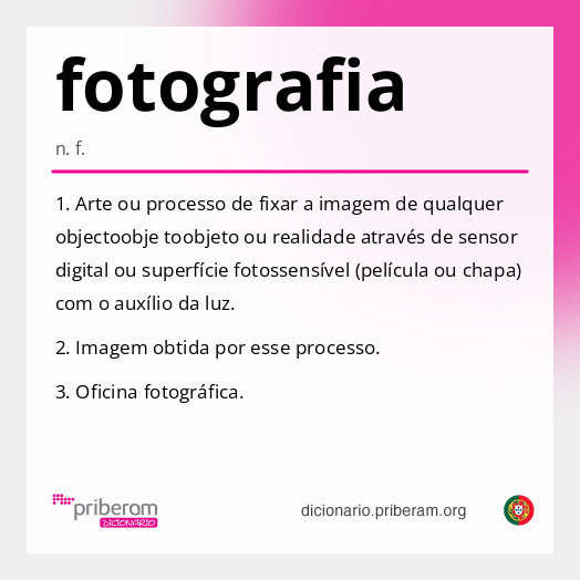 Significado de fotografia