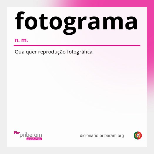 Significado de fotograma