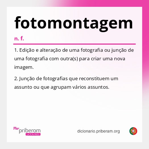 Significado de fotomontagem