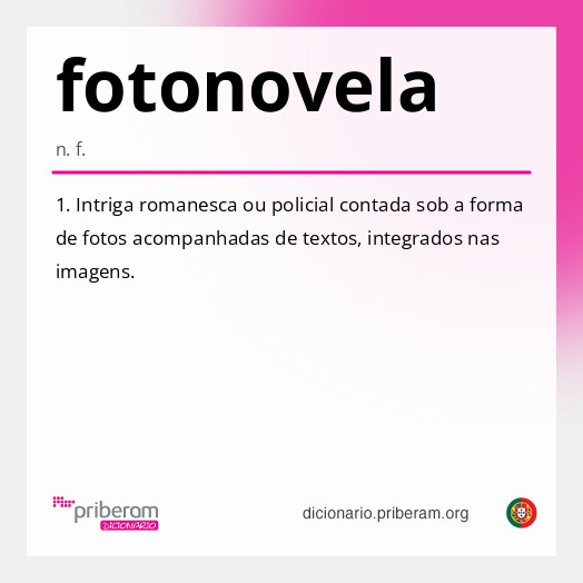 Significado de fotonovela