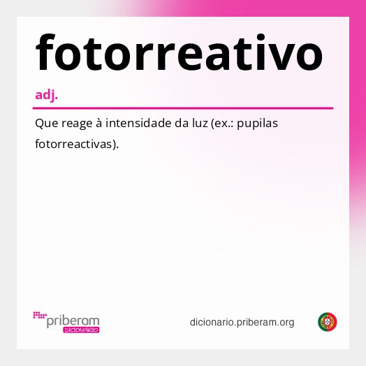 Significado de fotorreativo