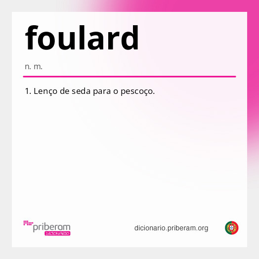 Significado de foulard