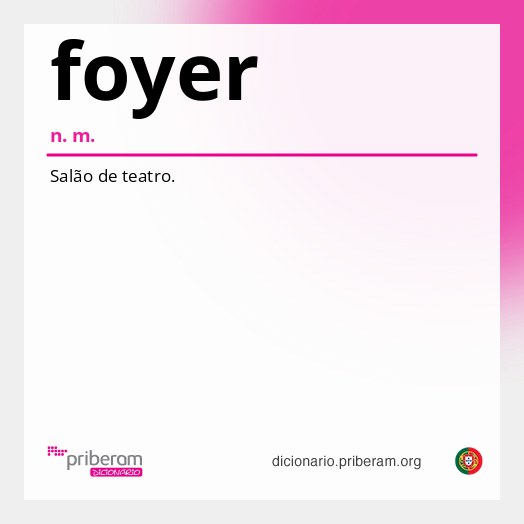 Significado de foyer