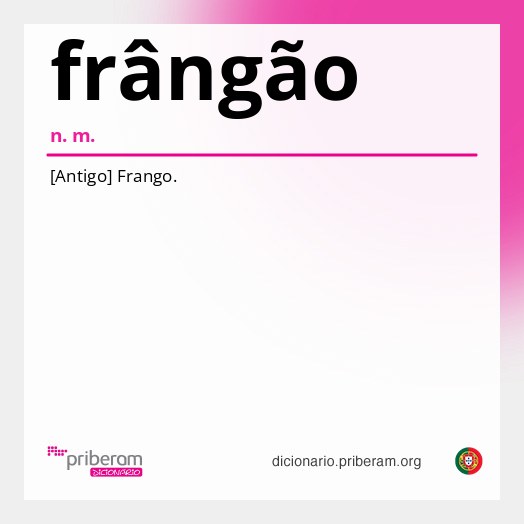 Significado de frângão