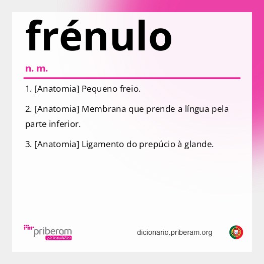 Significado de frénulo