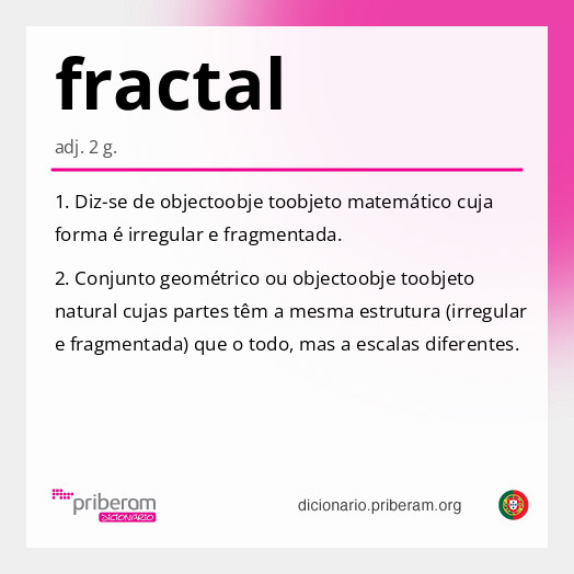 Significado de fractal