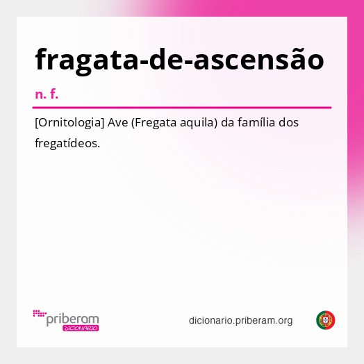 Significado de fragata-de-ascensão