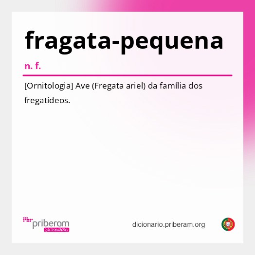 Significado de fragata-pequena