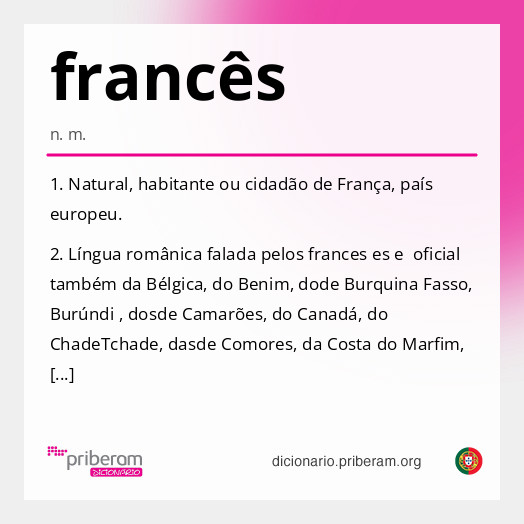 Significado de francês