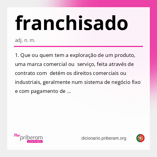 Significado de franchisado