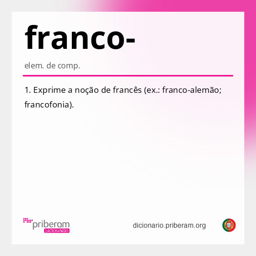 Significado de franco-