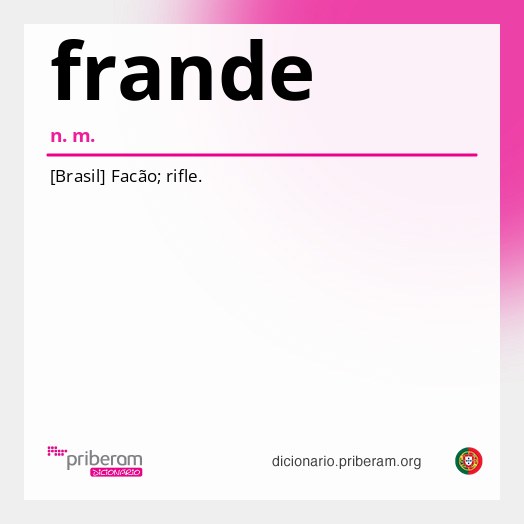 Significado de frande