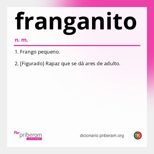 Significado de franganito