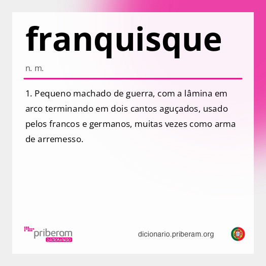 Significado de franquisque