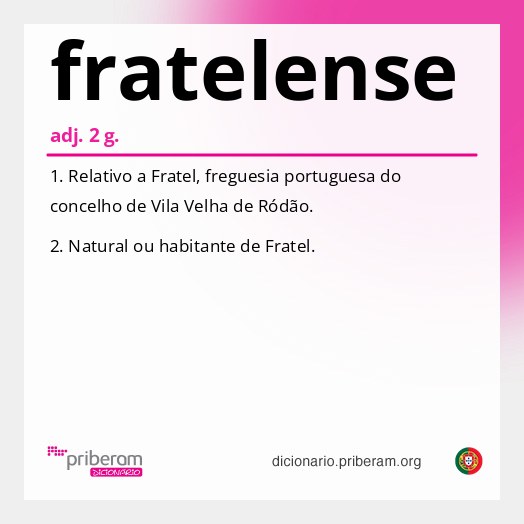 Significado de fratelense