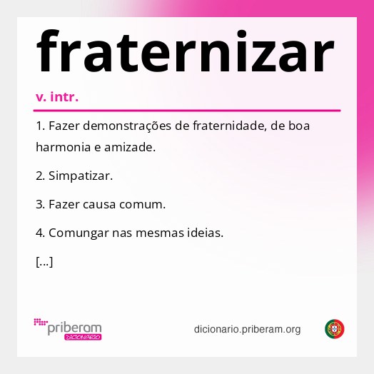 Significado de fraternizar