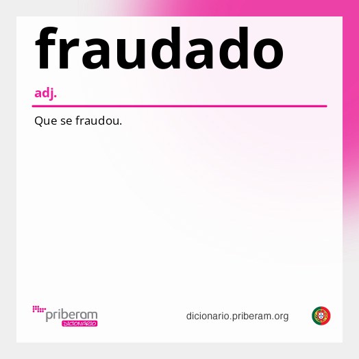 Significado de fraudado