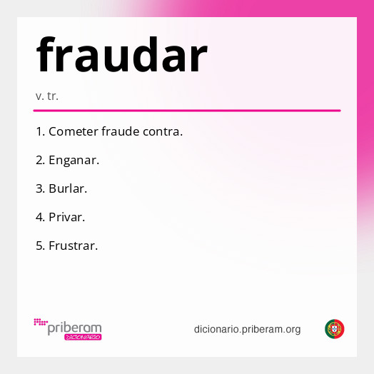 Significado de fraudar