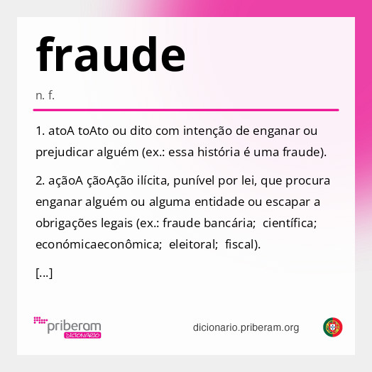 Significado de fraude