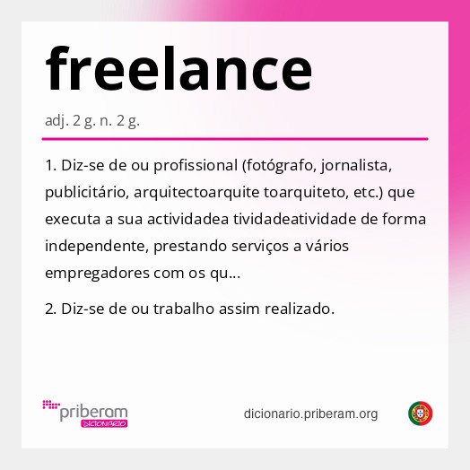 Significado de freelance