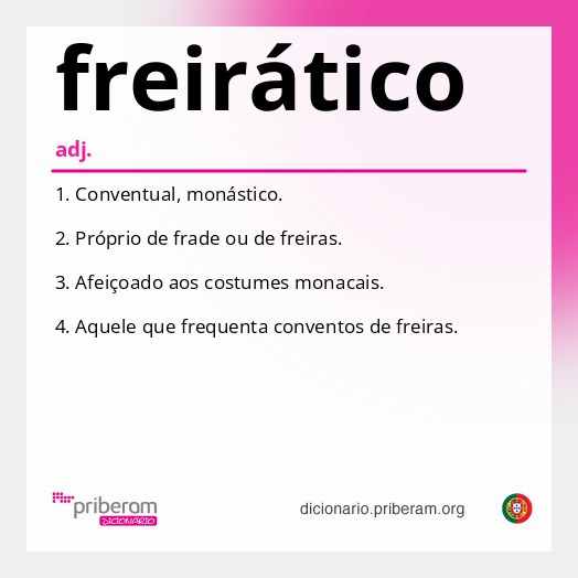 Significado de freirático