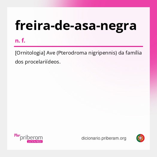 Significado de freira-de-asa-negra