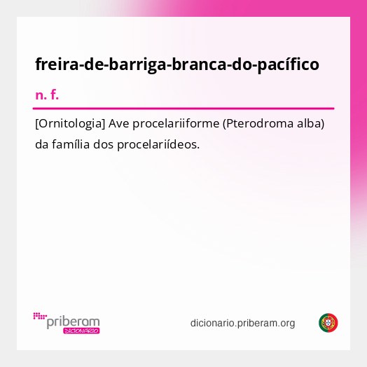 Significado de freira-de-barriga-branca-do-pacífico