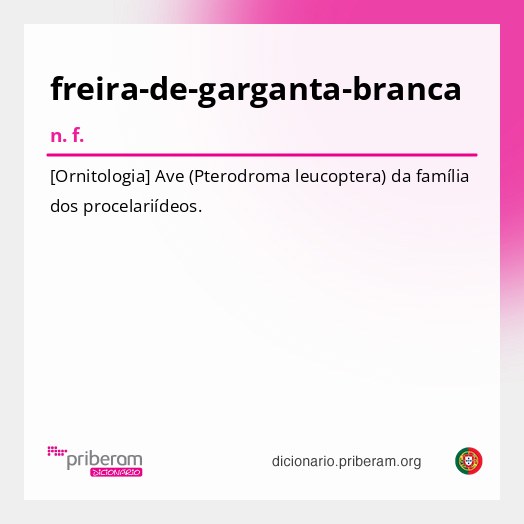 Significado de freira-de-garganta-branca