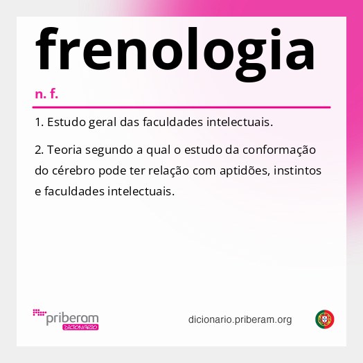 Significado de frenologia