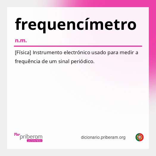Significado de frequencímetro