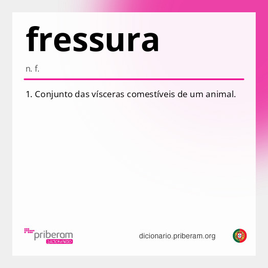 Significado de fressura