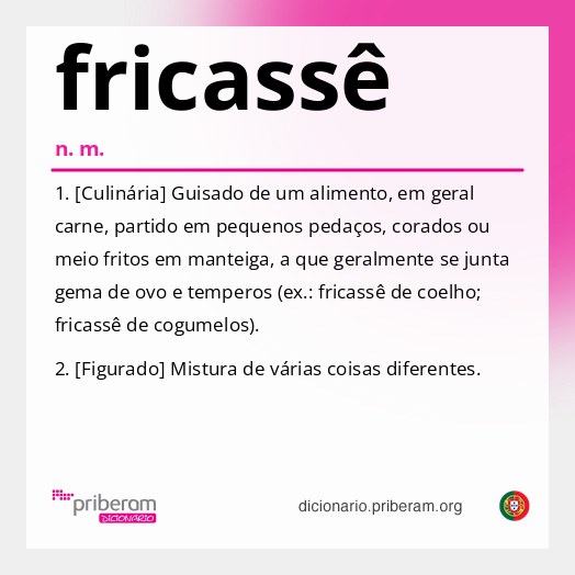 Significado de fricassê