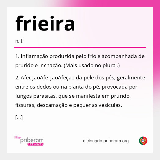 Significado de frieira