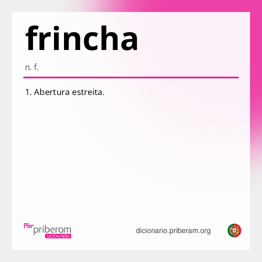 Significado de frincha