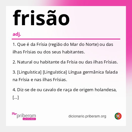 Significado de frisão