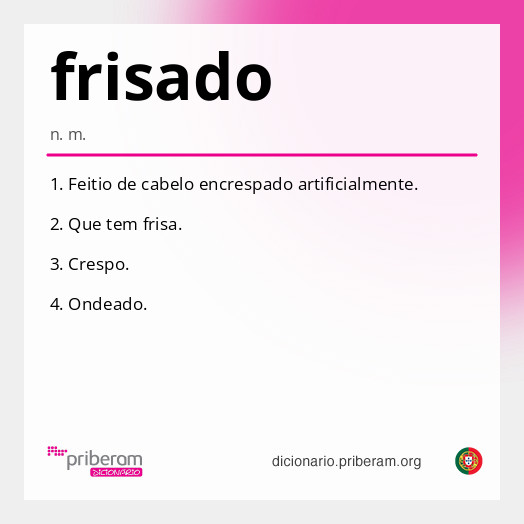 Significado de frisado