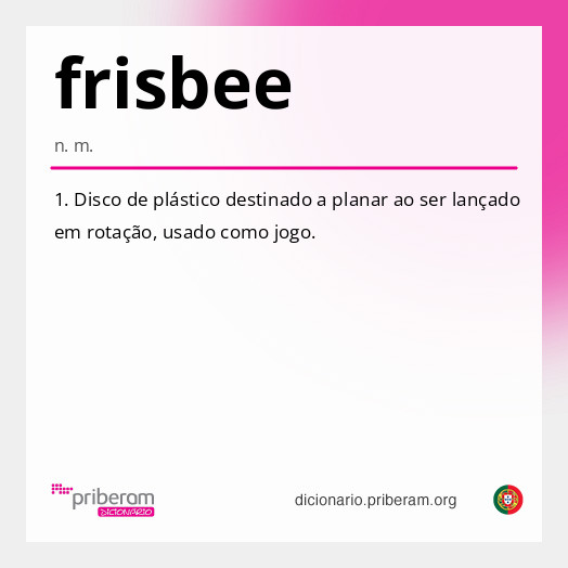 Significado de frisbee