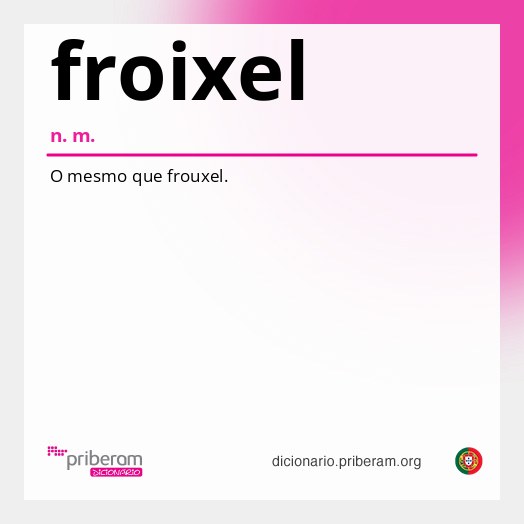 Significado de froixel