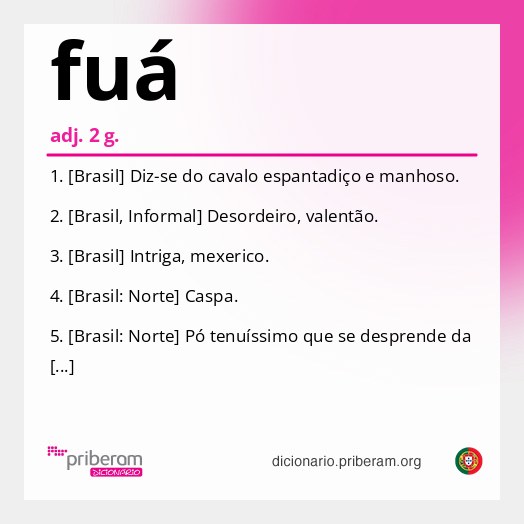 Significado de fuá