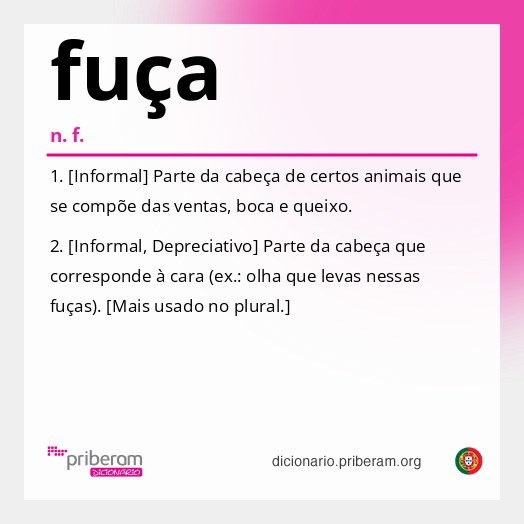 Significado de fuça