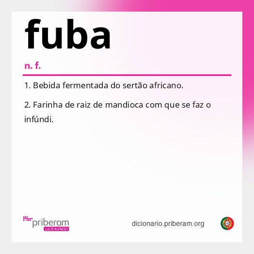 Significado de fuba