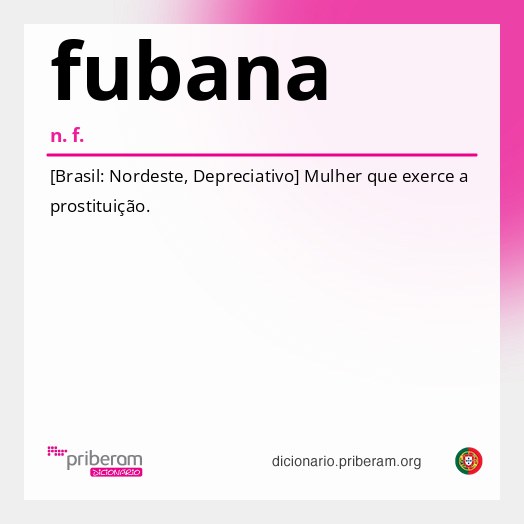 Significado de fubana
