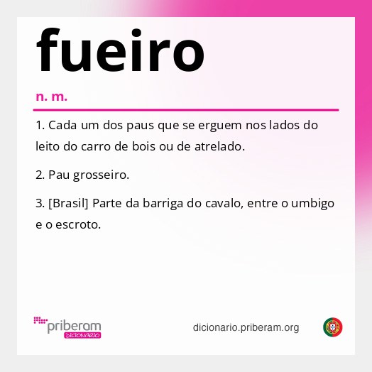 Significado de fueiro