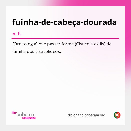 Significado de fuinha-de-cabeça-dourada