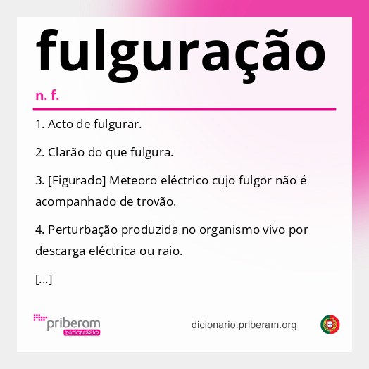 Significado de fulguração