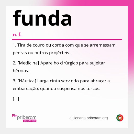 Significado de funda