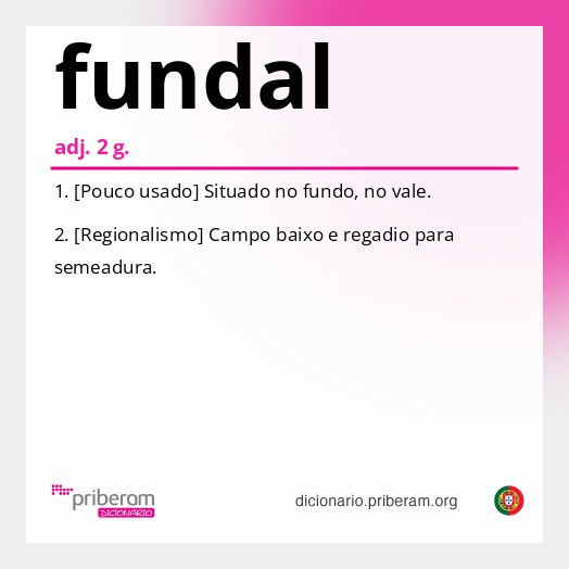 Significado de fundal