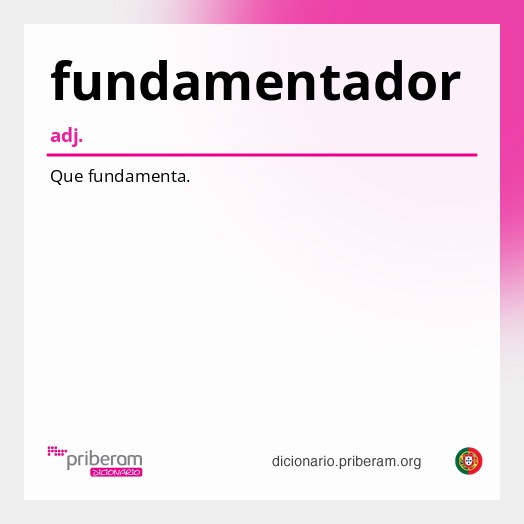 Significado de fundamentador